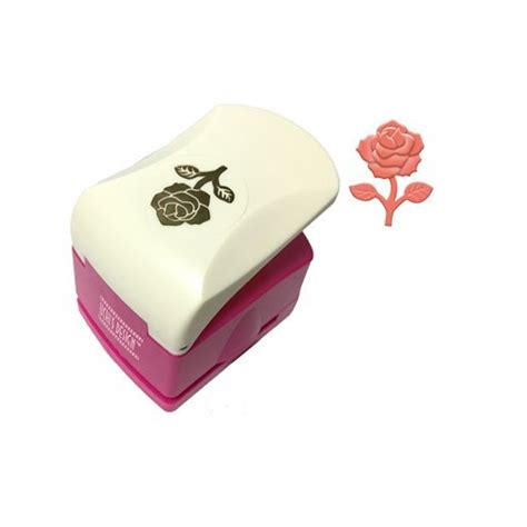 Uchi's Design Embossing Punch- Rose - The Craft Box