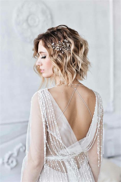 Le Acconciature Matrimonio Capelli Corti Pi Chic Del Sposa E