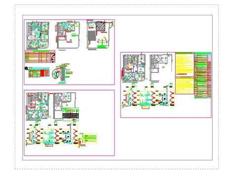 Diagrama Electrico Unifamiliar En Autocad Librer A Cad The