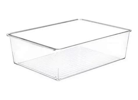 Caja Organizador Heladera Rectangular Acrilico X X Cm Cuotas Sin