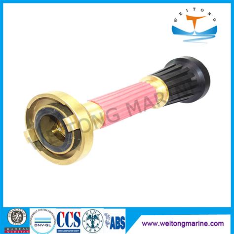 Brass Storz Type Jet Spray Fire Hose Nozzle For Ship Storz Fire