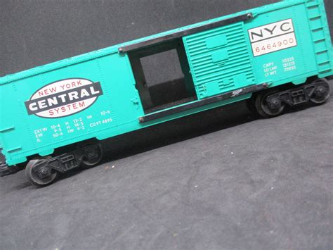 Lionel New York Central Jade Green Box Car Etsy