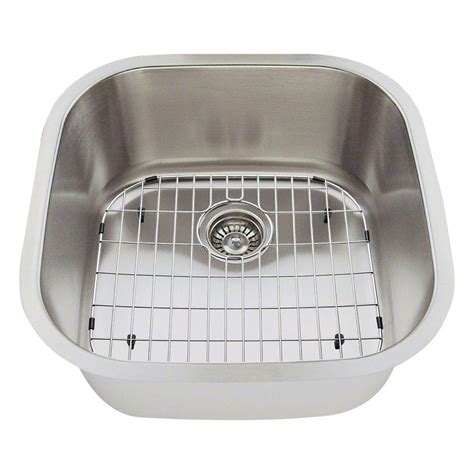 Polaris Sinks All In One Undermount Stainless Steel In Single Bowl