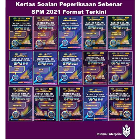 Kertas Soalan Peperiksaan Sebenar Spm Format Terkini