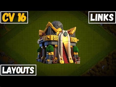 5 LAYOUTS MUITO FORTES PARA CV16 NO CLASH OF CLANS TH 16 LAYOUT WITH