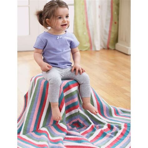 From The Middle Blanket In Bernat Softee Baby Solids Easy Knit Baby