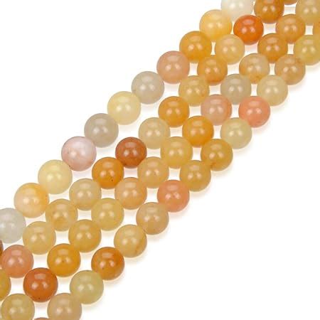 Amazon Strand Adabele Natural Multi Color Yellow Jade Healing