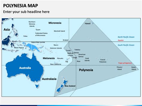 Polynesia Map for PowerPoint and Google Slides - PPT Slides