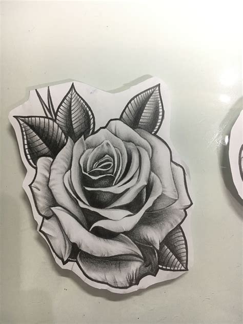 Pin On Plantilla De Rosa Tatyaje Rose Drawing Tattoo Realistic Rose