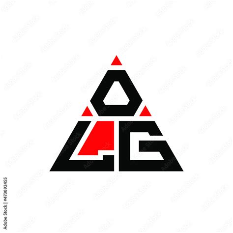 Olg Triangle Letter Logo Design With Triangle Shape Olg Triangle Logo