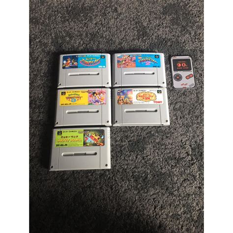 Nintendo Cartridge Super Famicom Mickey Mouse Games Collection Japan