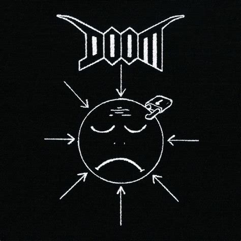 Doom Crust Band with Logo and Frown Face image