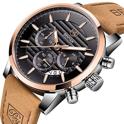 Ripley Benyar Reloj De Pulsera De Cuarzo Para Hombre Con Cron Grafo