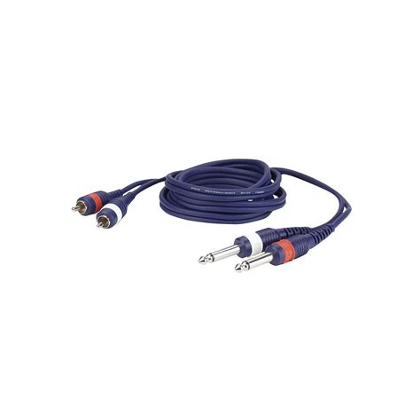 Kabel 2x Mono 6 3mm Banana Na 2x RCA 1 5mtr DAP Cijena Hrvatska