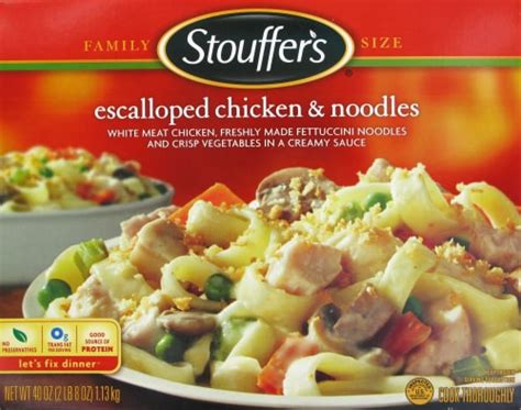 Stouffers Escalloped Chicken And Noodles 40 Oz Kroger