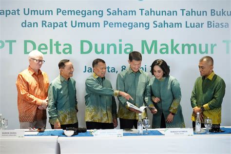 Rups Delta Dunia Group Menyetujui Pembagian Dividen Direktur Baru Dan