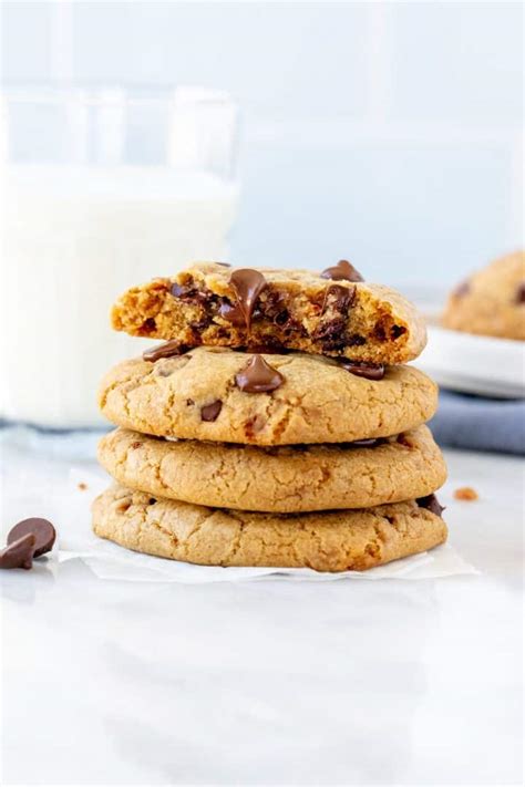 Toffee Brown Butter Chocolate Chip Cookies Just So Tasty