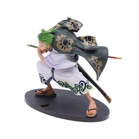 Anime One Piece Kimono Roronoa Zoro Wano Country Action Figure Cm Pvc