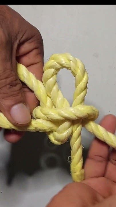 Kalmyk Loop Knot How To Tie It Knot Diy Rope Youtube