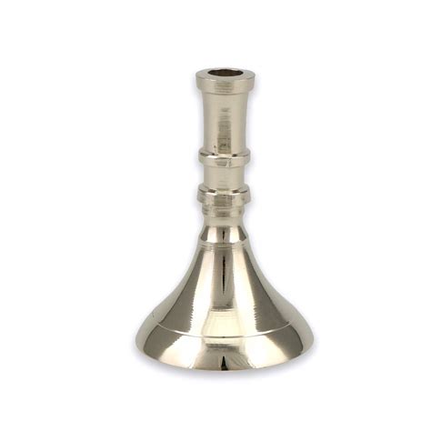 Single Nickel Plated Candlestick Holder Blessedmart