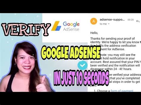 HOW TO VERIFY GOOGLE ADSENSE WITHOUT PIN FASFEST WAY YouTube