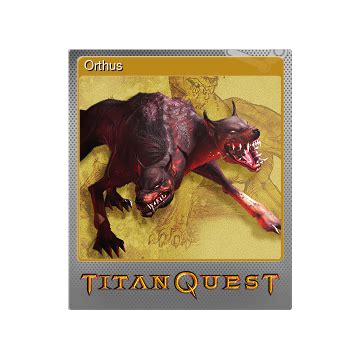 Steam Community Market Listings For Orthus Foil