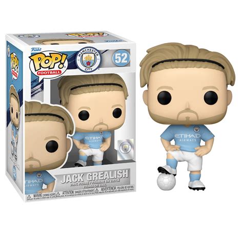 Funko Pop Football Futebol Manchester City Jack Grealish 52 Exclusivo