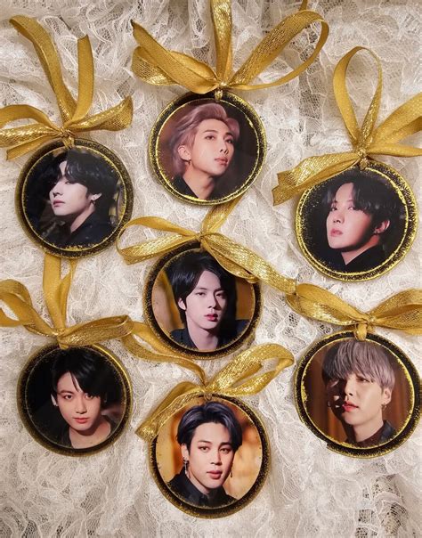 Bts Christmas Ornaments Etsy