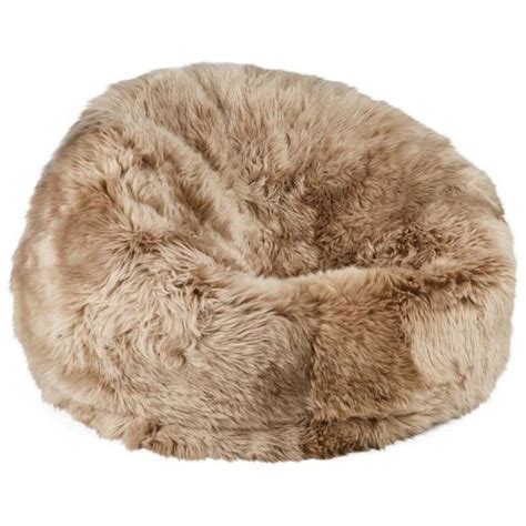 New Zealand Sheepskin Bean Bag Chair Bean Bags Sweetpea Willow