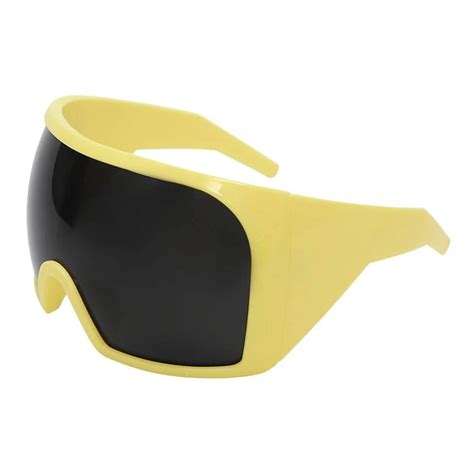 New Oversized Vintage Punk Goggle Sunglasses Women Men Luxury Brand Designer Sport Sun Glasses