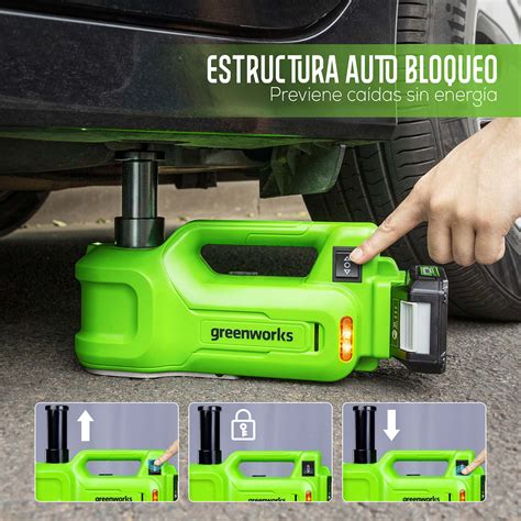 Kit De Gato Hidr Ulico G Jack Greenworks De Volts Greenworks