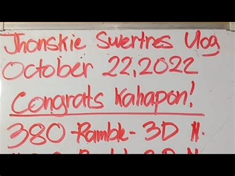 Swertres Hearing Oct 22 2022 Pa Ondaspot Napod Ta Congrats Kahapon 380