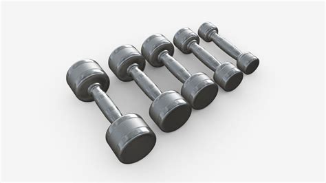 Chrome dumbbell set - deep3dsea