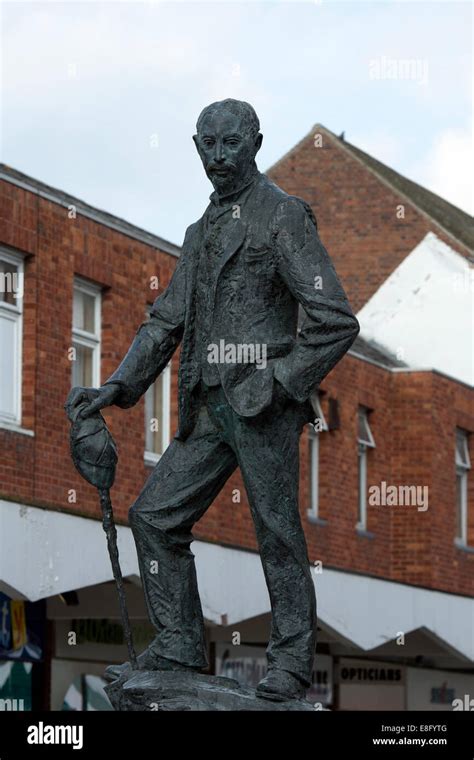 Aehousman Statue High Street Bromsgrove Worcestershire England