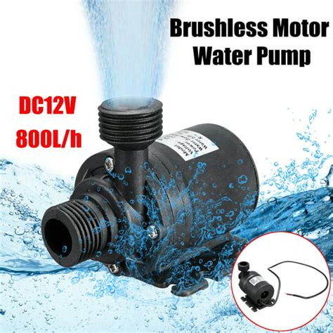 Mini Dc 12v 800lh Submersible Water Pump Lift Brushless Motor Ultra Quiet Water Pump 16ft For