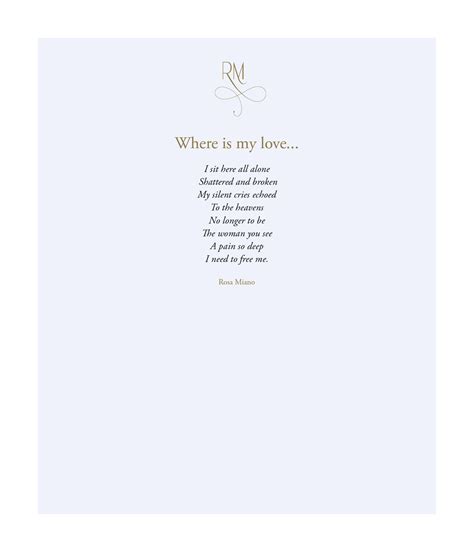 Where is my Love - Print – romistudio