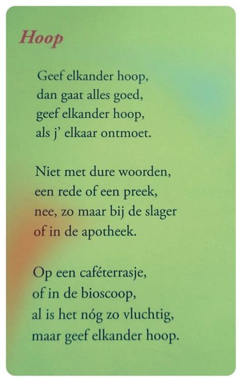 Hoop Toon Hermans Google Zoeken Levenswijsheid Citaten Tekst