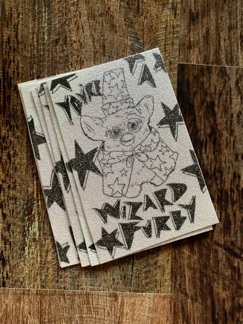 Wizard Furby Sticker Etsy