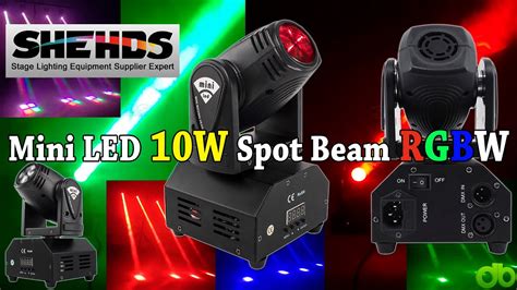 Mini Led Rgbw Spot Beam W Iluminaci N Cabeza M Vil Dj Disco Stage