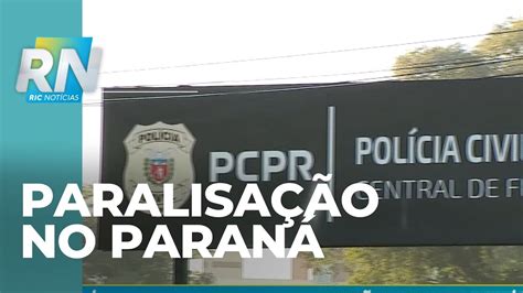 Polícia Civil faz paralisação no Paraná contra reajuste e