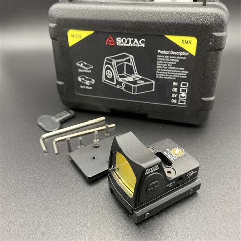Tactiacl Airsoft Adjustable Brightness Rmr Glock Optical Micro Reflex