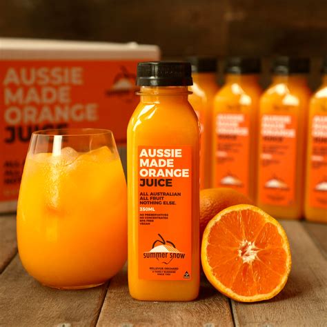 Orange Lunch Box Juice 350ml 12 Pack Summer Snow Juice