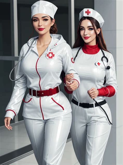 Free Photo Enhancer Online Gorgeous Curvaceous Mexican Nurse Walking On