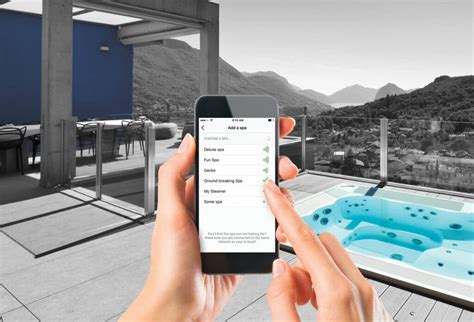 Controlling The Hot Tub With A Mobile Phone Outdoor Whirlpools Swim