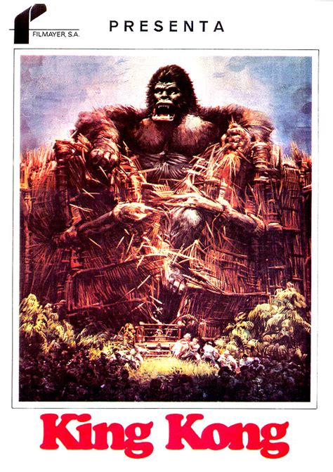 King Kong 1976 Poster Cine Index Dvd Novedades Dvd Blu Ray