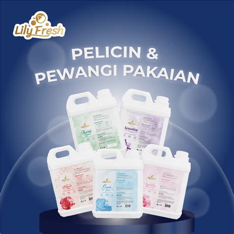 LILY FRESH Pewangi Setrika Dan Pelicin Setrika Pakaian Laundry Lazada