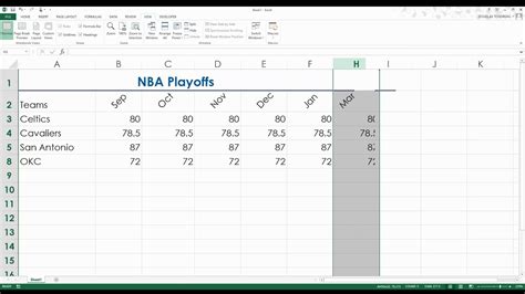 Hiding And Unhiding Rows And Columns In Excel Youtube