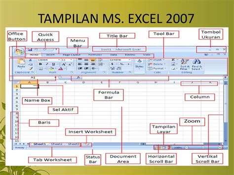 Gambar Microsoft Office Excel 2007 Denah