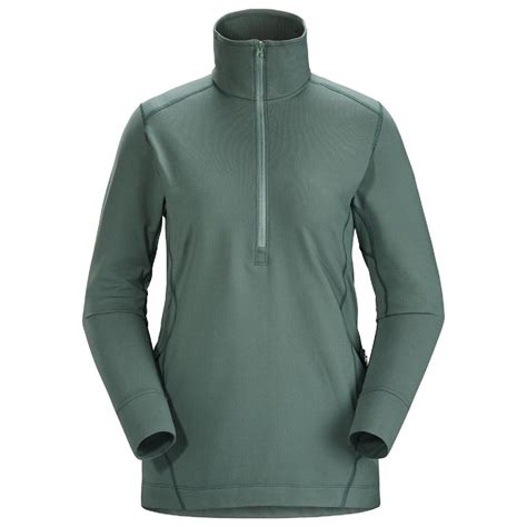 Arc Teryx Women S Rho Lt Zip Neck Baselayer Powder