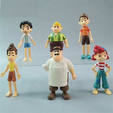 Pcs Set Pixar Luca Pvc Figure Toy Anime Alberto Machiavelli Giulia Sea